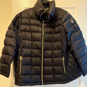 Michael Kors Black Quilted Puffer down Jacket